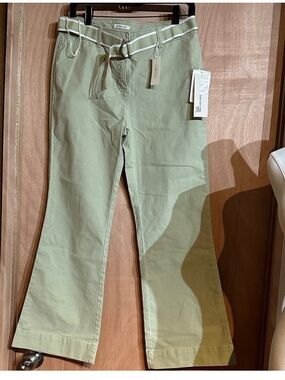 Light Green Flared Pants